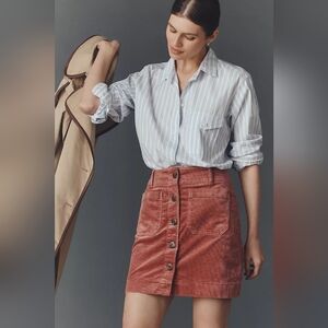The Colette Corduroy Mini Skirt by Maeve